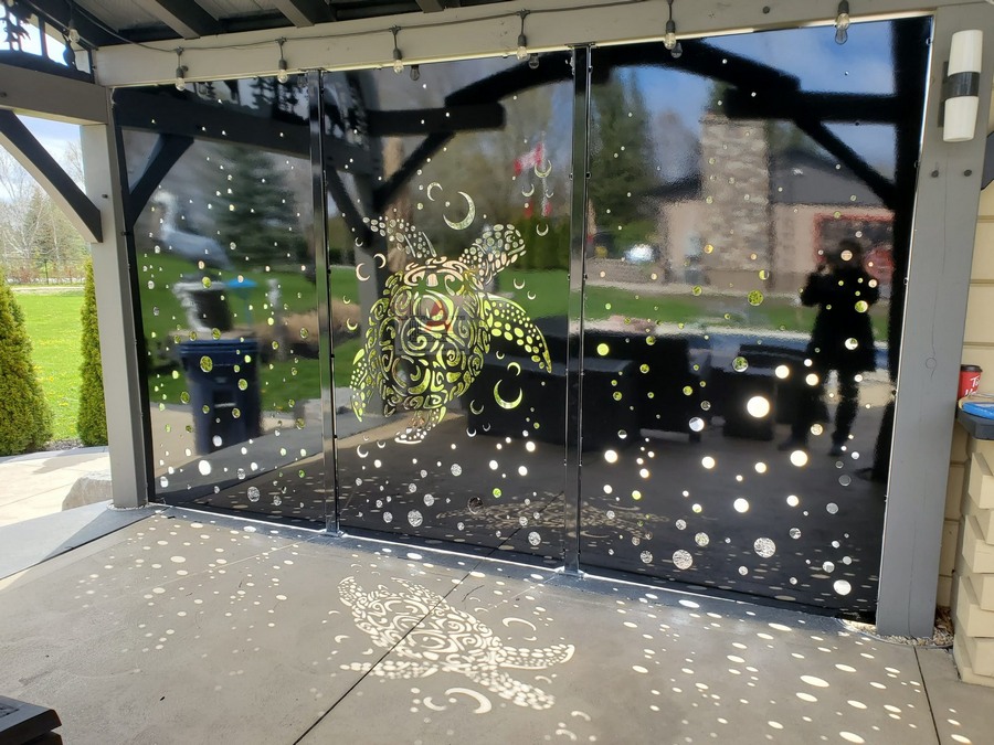 lasercut metal decorative metal screen