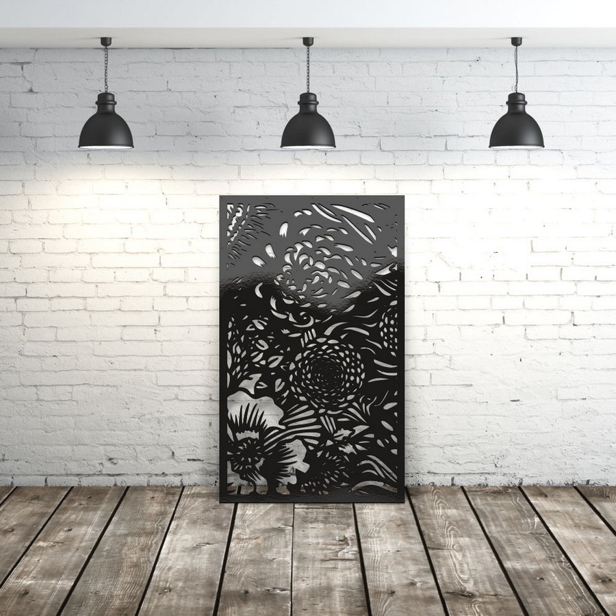 Privacy Screen Flower Bouquet