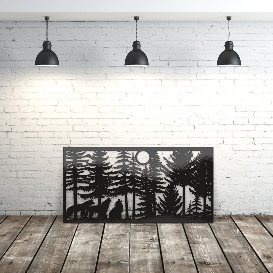 Wildlife Wolfs Privacy Panels