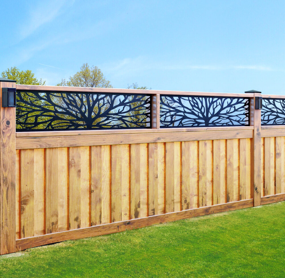Fence Topper Tree Trunk
