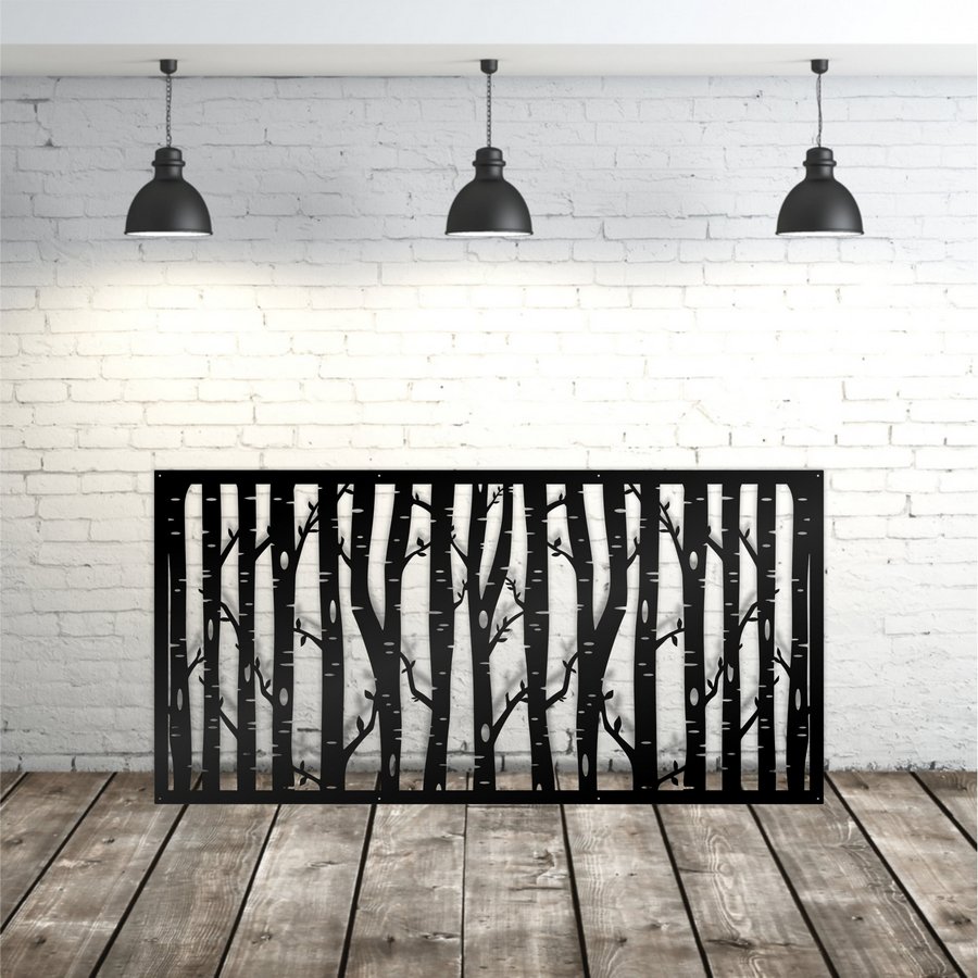 Privacy Screen Birch Forest Style 2