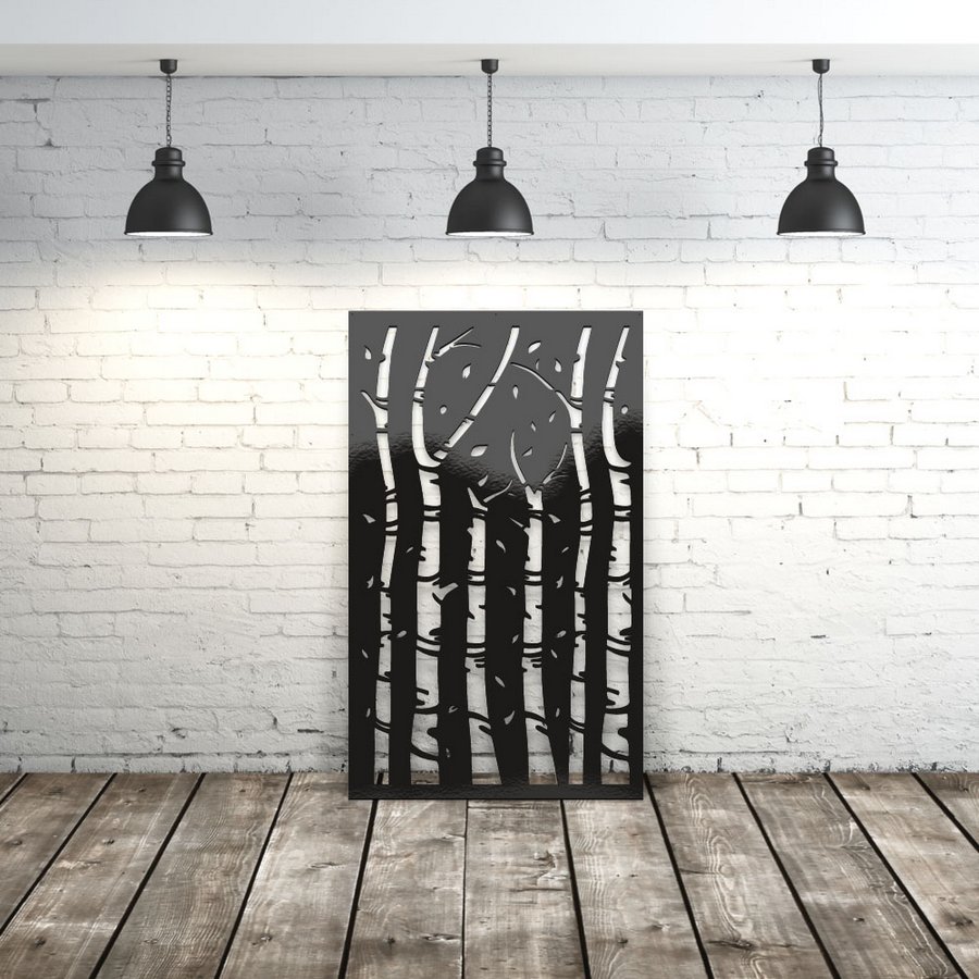 Privacy Screen Birch Tree