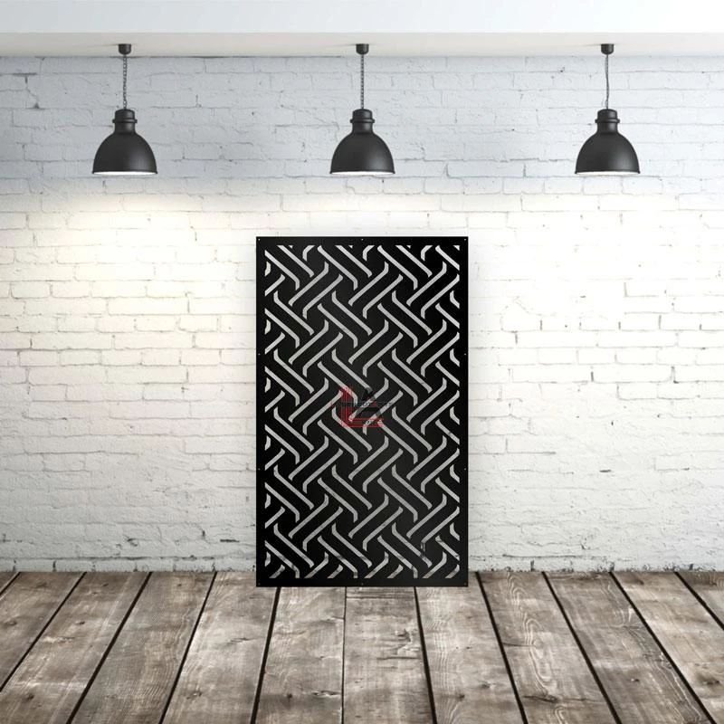 Privacy Screen Blackout Stripe Pattern Style 1