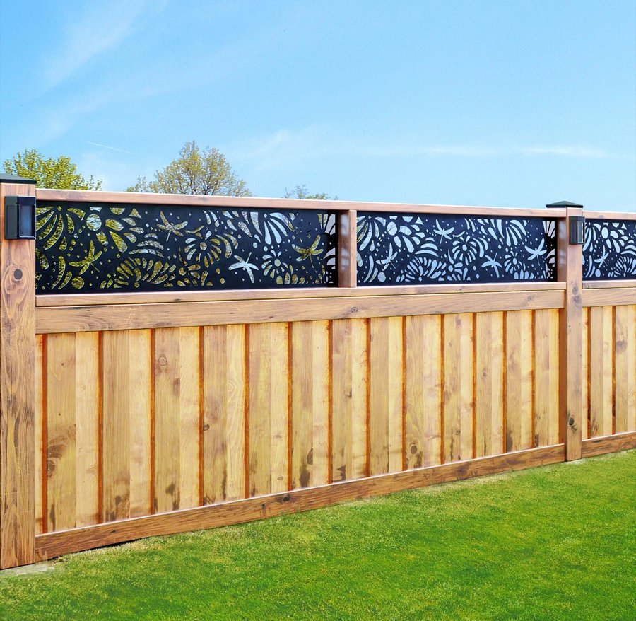 Fence Topper Dragonflies