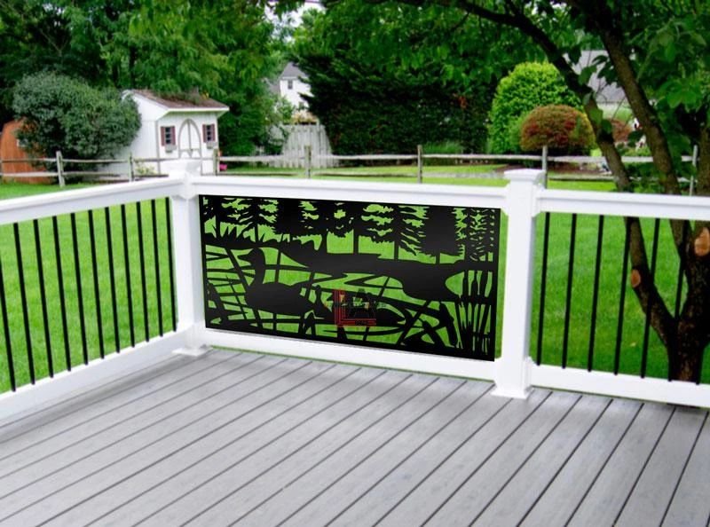 Privacy Screen Duck Family