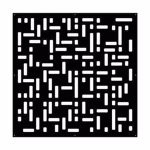 Modern Blackout 1 30×30 Modern Blackout 1 30x30