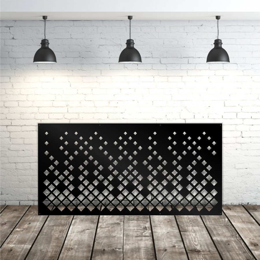 Privacy Screen Faded Grid