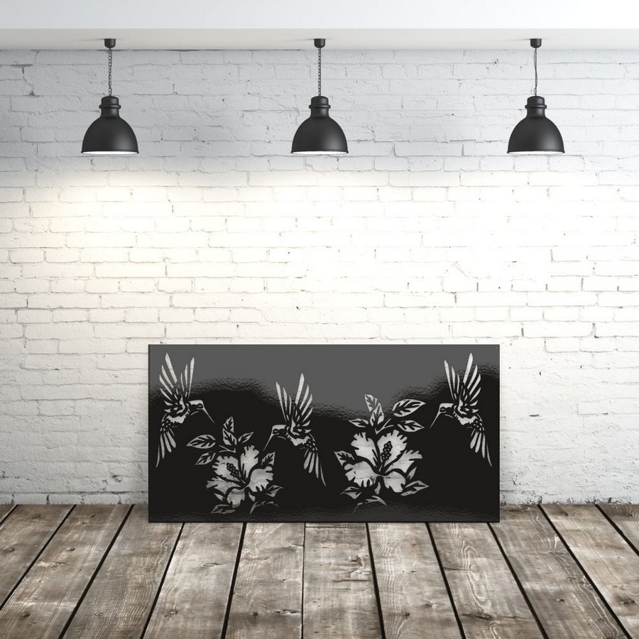 Privacy Screen Humming Bird Panel Style 2