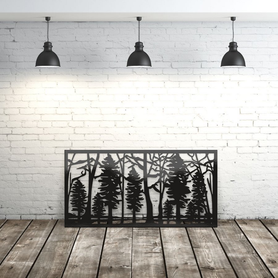 Privacy Screen Pine Trees