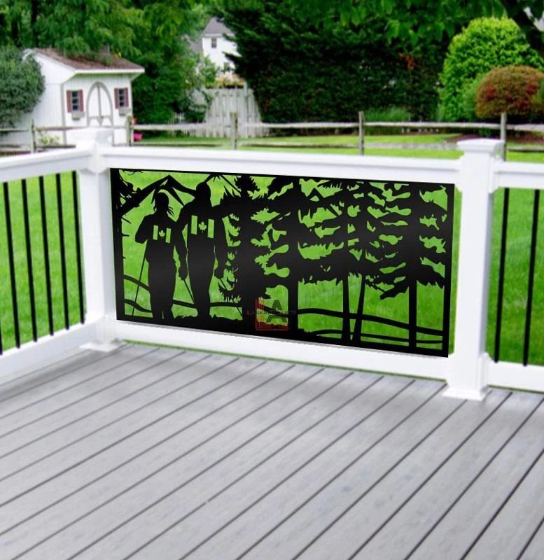 Privacy Screen Skiing