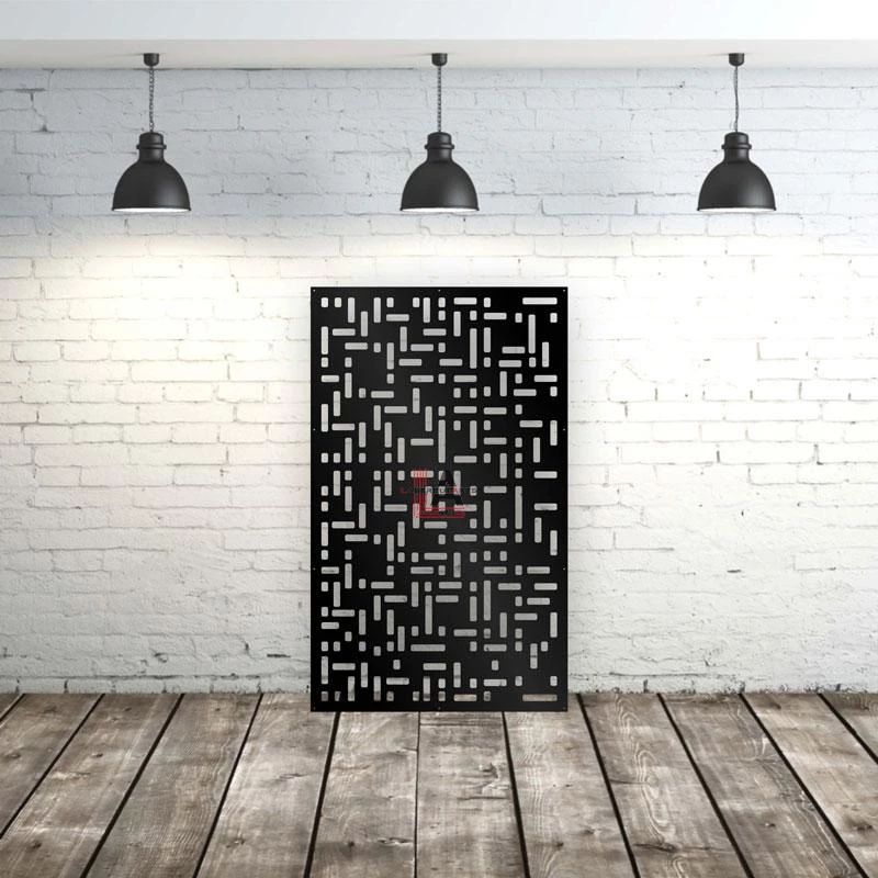 Privacy Screen Modern Blackout Pattern Style 1 - Decorative Screen Panels, Modern privacy Privacy Screen Modern Blackout Pattern Style 1
