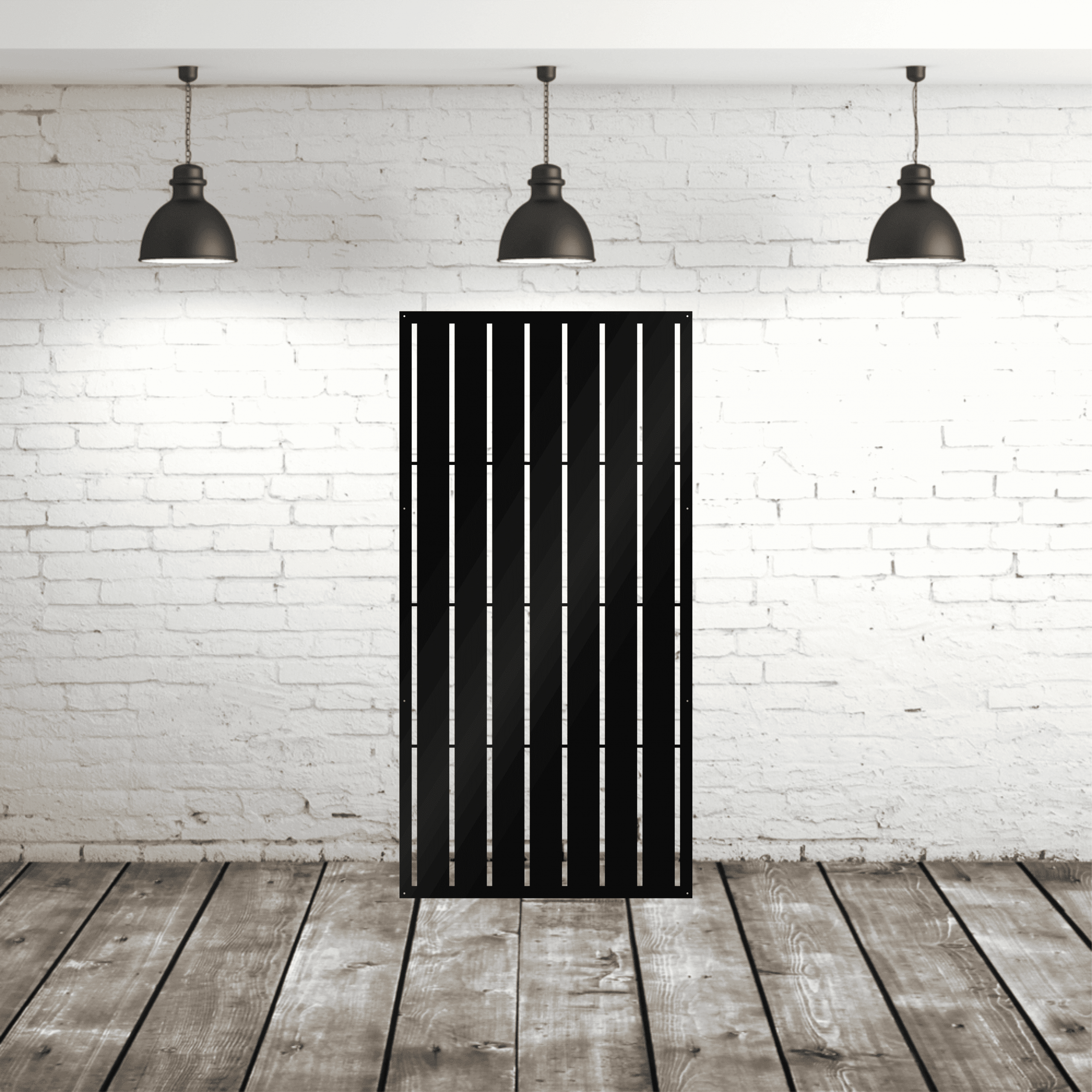 Privacy Screen Modern Stripe Style 5 mega - Decorative Screen Panels, Modern privacy, t5 Privacy Screen Modern Stripe Style 5 mega