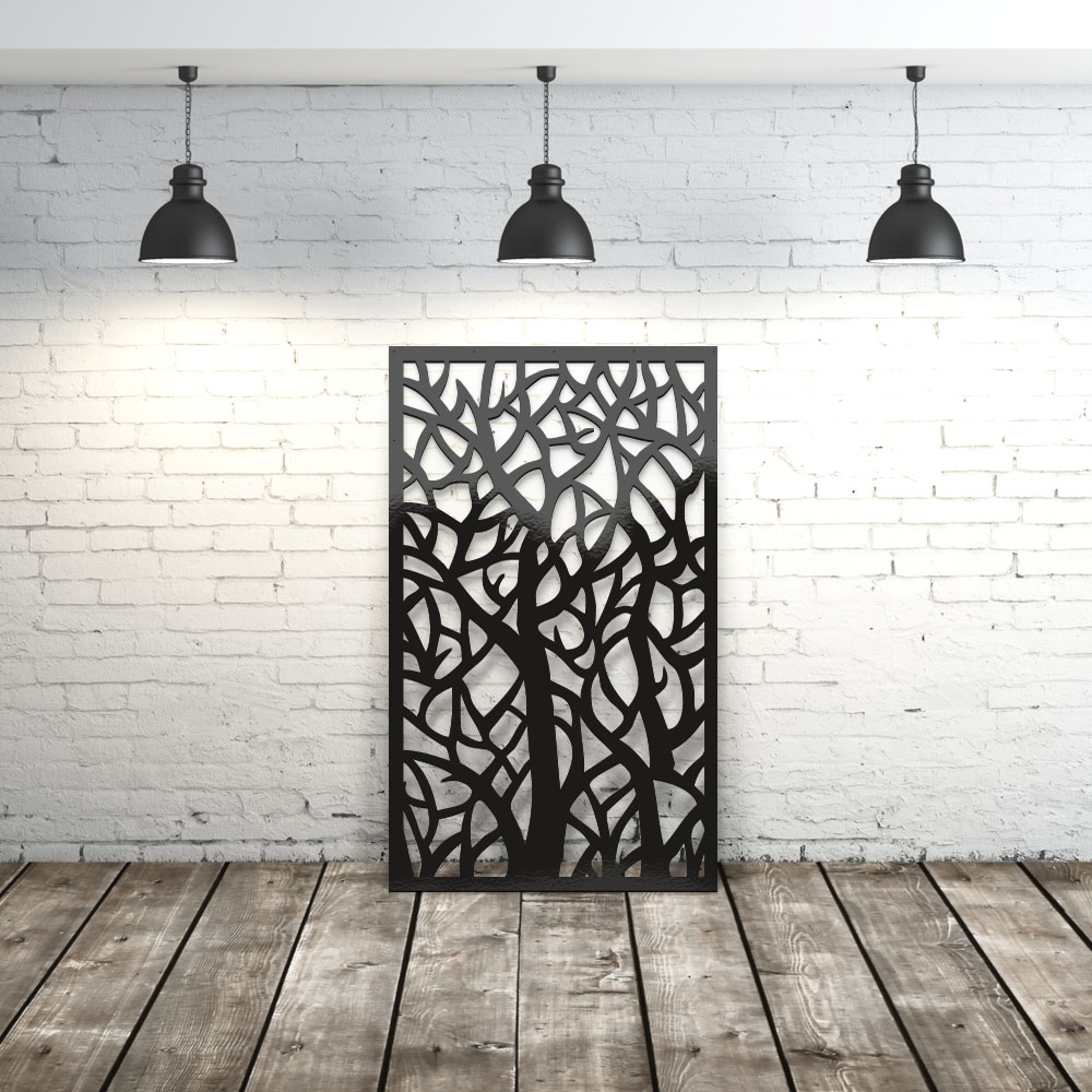 Privacy Screen Tree - Decorative Screen Panels, Trees and leaves privacy Privacy Screen Tree
