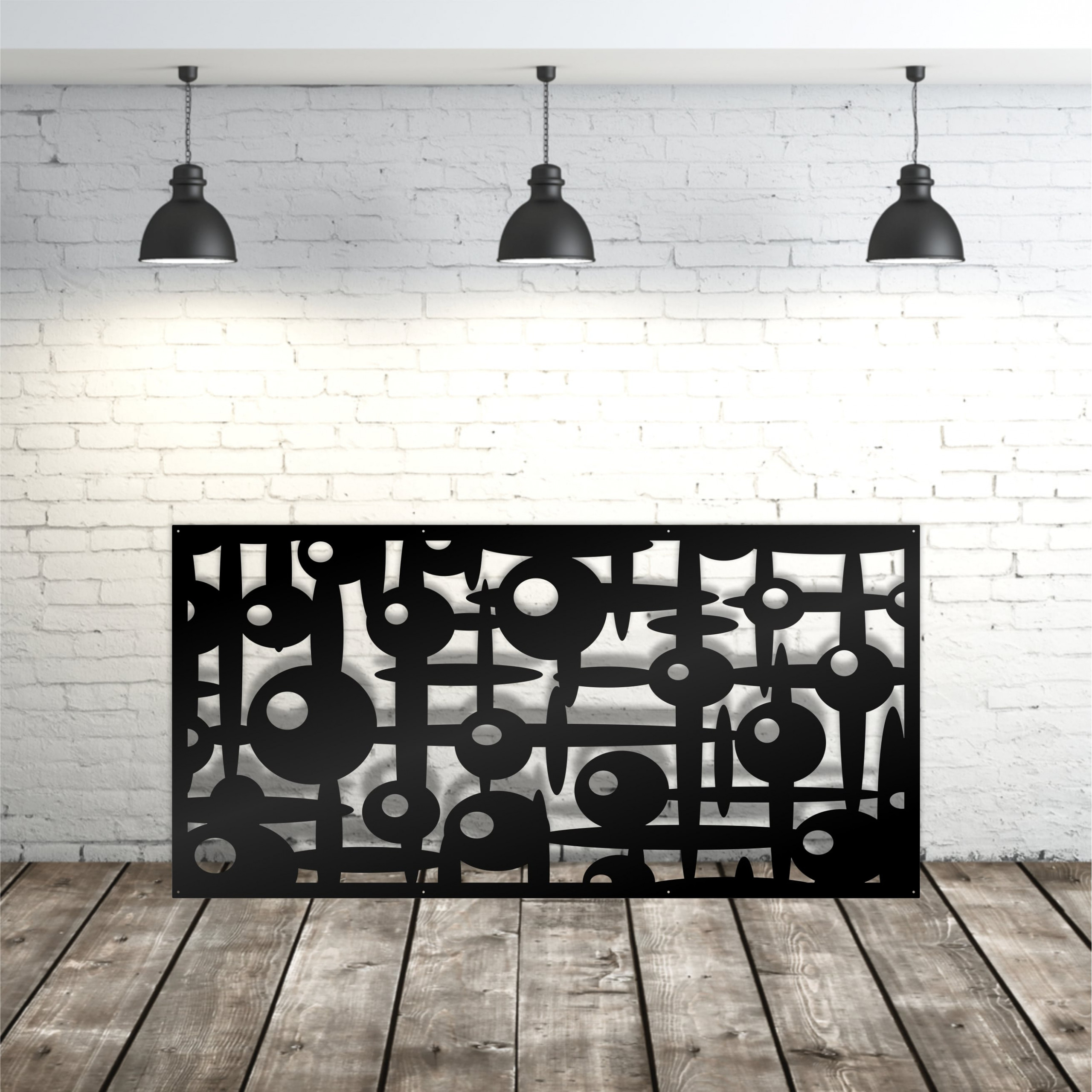 Privacy Screen Circle Fun - Decorative Screen Panels, Geometric privacy, t5 Privacy Screen Circle Fun