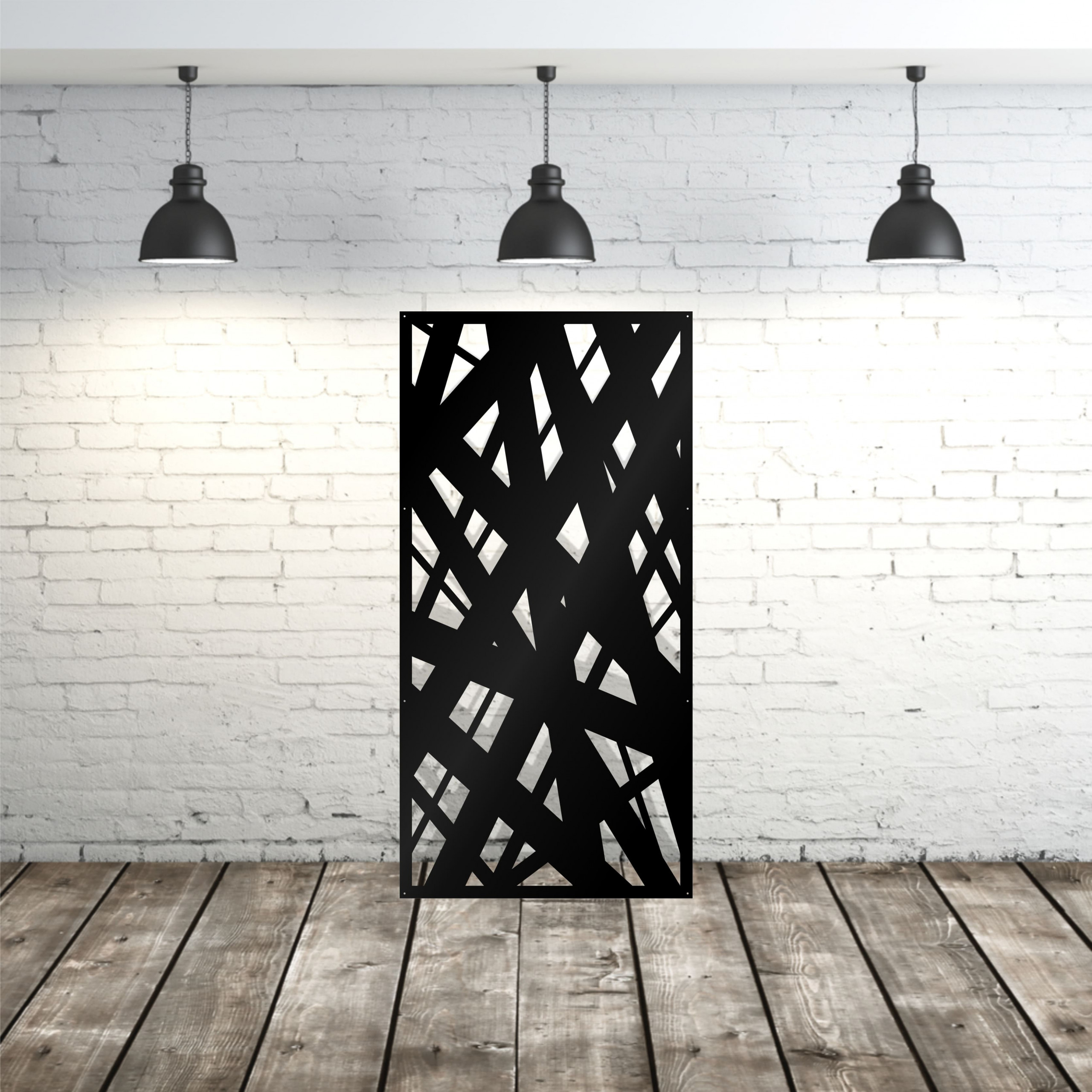 Privacy Screen Modern Stripe Style 7 - Decorative Screen Panels, Modern privacy, t5 Privacy Screen Modern Stripe Style 7
