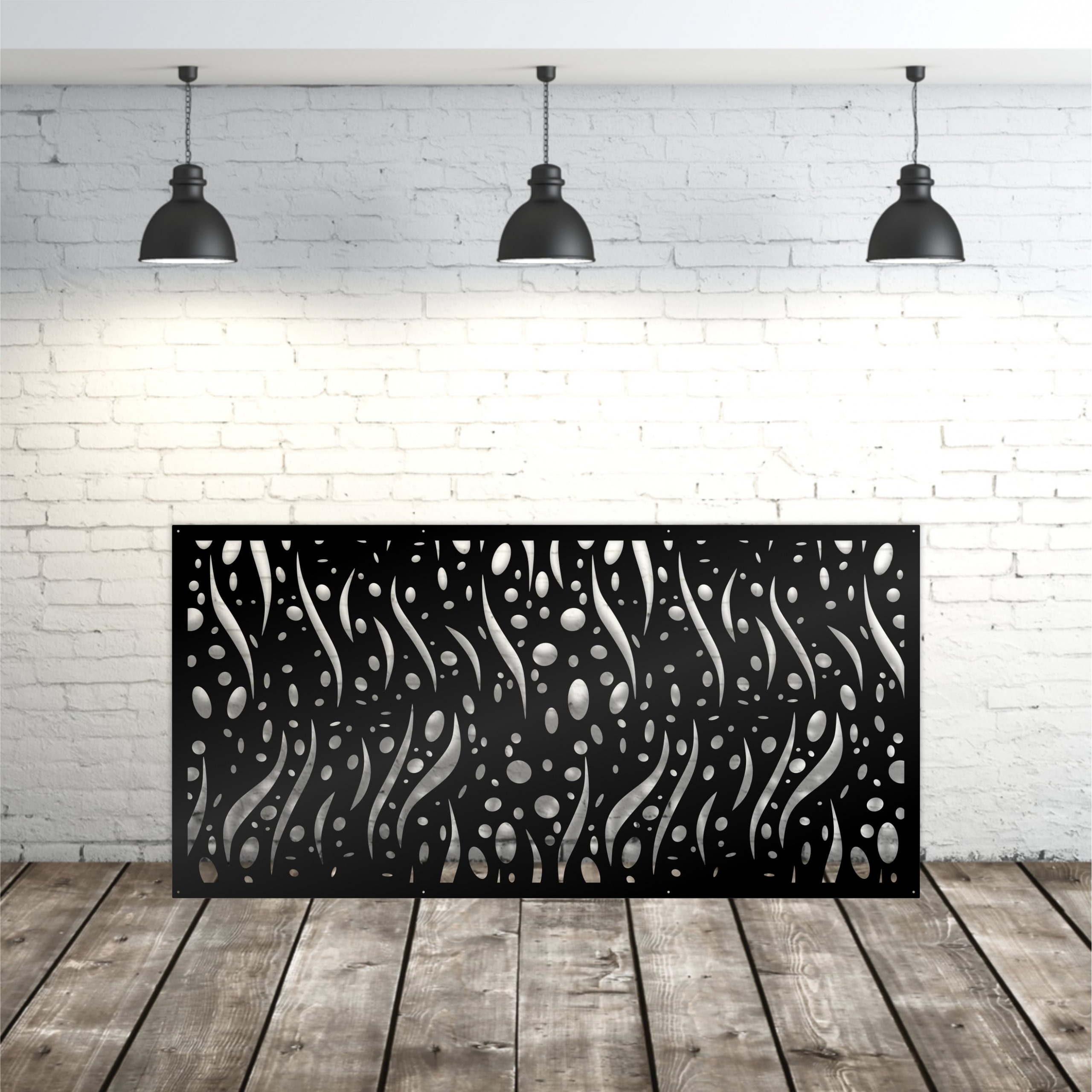 Privacy Screen Water Dance - Decorative Screen Panels, Ocean Life privacy, t5 Privacy Screen Water Dance